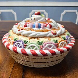 Nutcracker Sweets Pie Plate - Fitz & Floyd - Beautiful, Fun & Unique -Never used